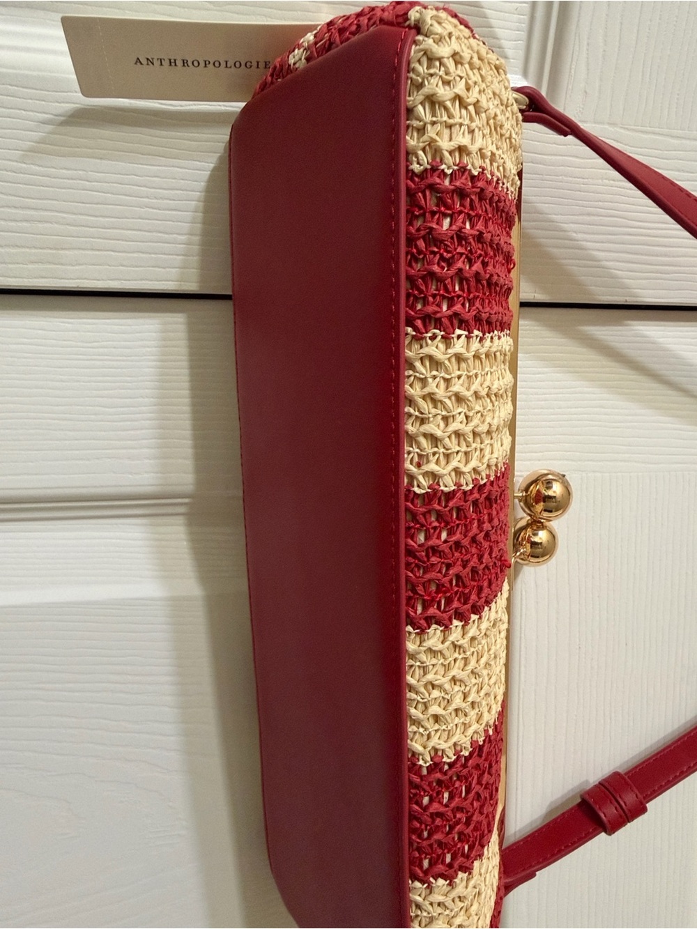 The Wolf Gang Red and Beige Shoulder Bag.NWT - Picture 12 of 14